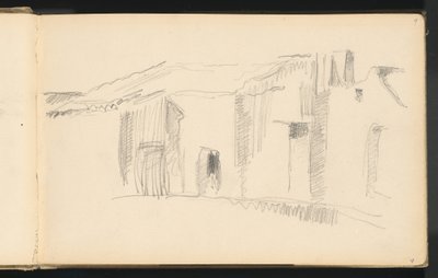 Study of Houses by Paul Cézanne