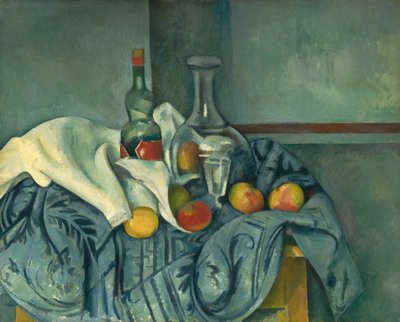 The Peppermint Bottle by Paul Cézanne