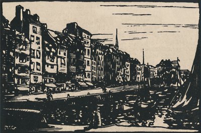 Honfleur - Le Vieux Bassin by Paul Elie Gernez