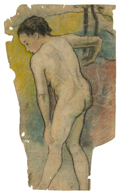Breton Bather by Paul Gauguin