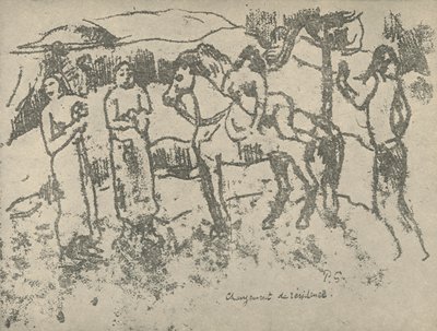 Change of Residence by Paul Gauguin