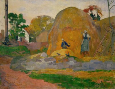 The Yellow Stacks or The Blonde Harvest by Paul Gauguin