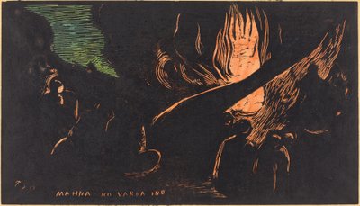 Mahna no Varua Ino (The Devil Speaks) by Paul Gauguin