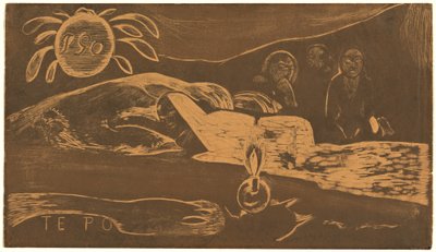 Te Po (The Long Night) by Paul Gauguin