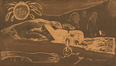 Te Po The Long Night by Paul Gauguin