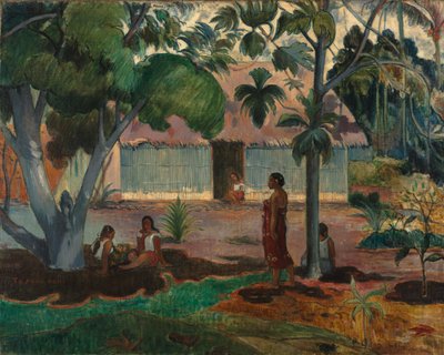 The Large Tree, 1891 by Paul Gauguin