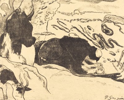The Washerwomen by Paul Gauguin