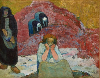 The Wine Harvest, Human Misery by Paul Gauguin