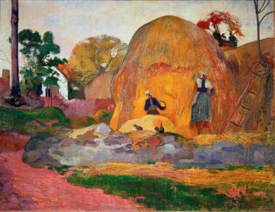 Yellow Haystacks, or Golden Harvest by Paul Gauguin