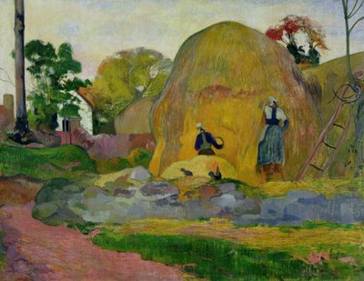 Yellow Haystacks, or Golden Harvest, 1889 by Paul Gauguin