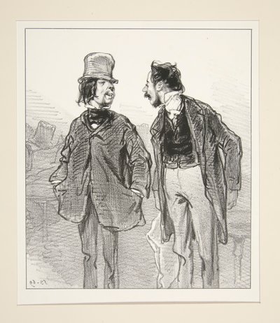 Tenez, Mouillet, in Politics, You Are a by Paul Gavarni