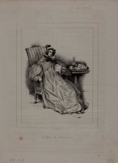 The Dressing Gown by Paul Gavarni