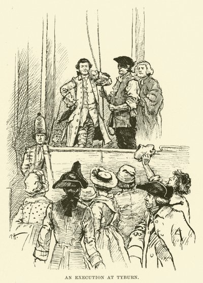 An Execution at Tyburn by Paul Hardy