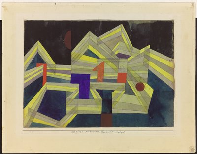 Architecture, Transparent-Structural by Paul Klee