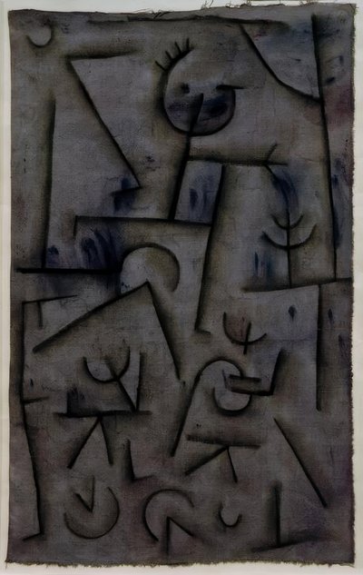 Bacchanal in Red Wine by Paul Klee