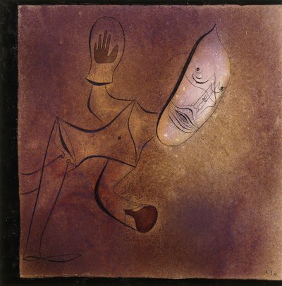 Brutal Pierrot by Paul Klee