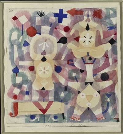 Carnival in the Snow by Paul Klee