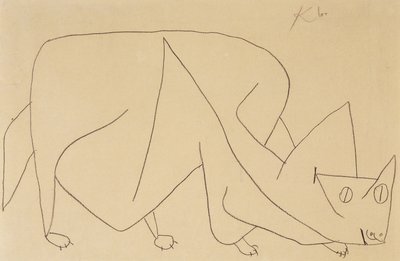 Lurking Cat by Paul Klee