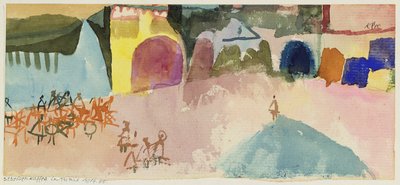 Street Cafe in Tunis by Paul Klee