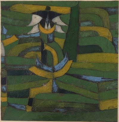 White Blossom in the Garden by Paul Klee