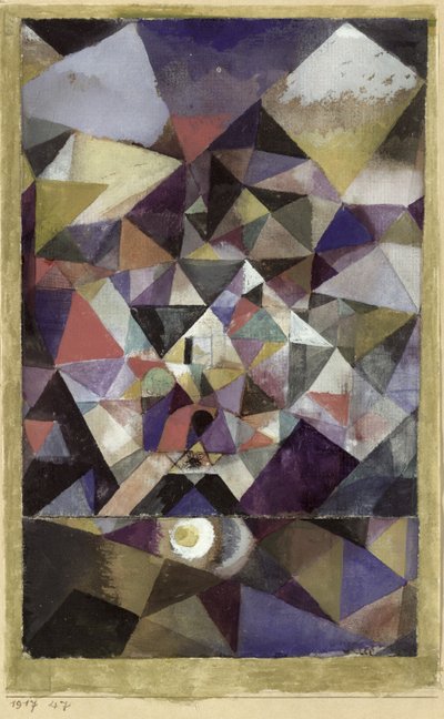 With the Egg by Paul Klee