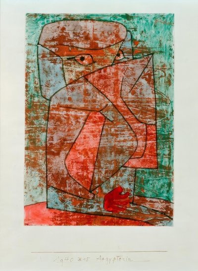 Egyptian Woman by Paul Klee