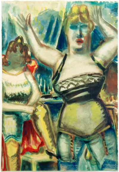 Woman with Raised Arms by Paul Kleinschmidt