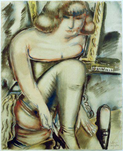 Putting on Shoes by Paul Kleinschmidt