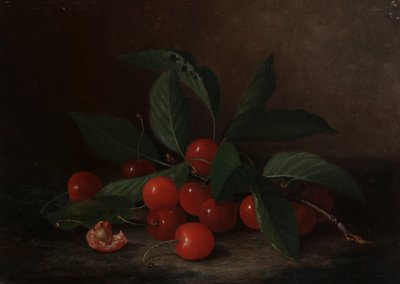 Still Life with Cherries by Paul Lacroix
