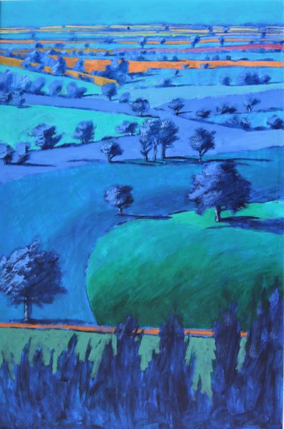 Blue Painting by Paul Powis