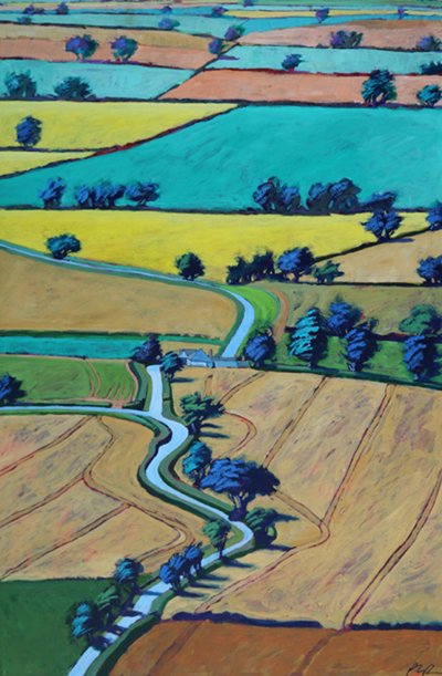 Lane in Summer by Paul Powis