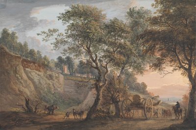 View at Charlton, Kent by Paul Sandby