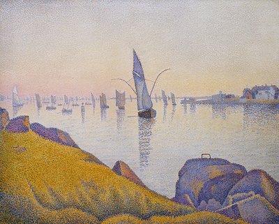 Evening Calm, Concarneau, Opus 220 (Allegro Maestoso) by Paul Signac