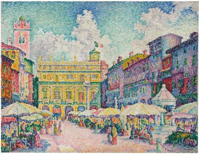 Market of Verona by Paul Signac