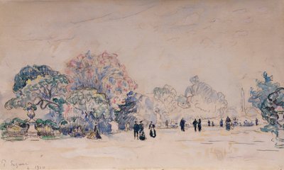 The Tuileries, Paris, 1910 by Paul Signac