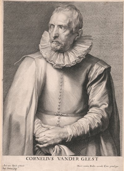 Cornelius vander Geest by Paulus Pontius