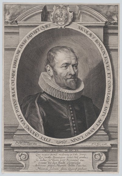 Portrait of Nicholaes Rockox, 1639 by Paulus Pontius