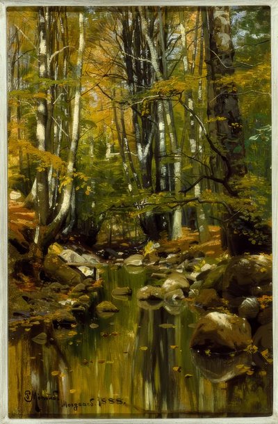 Forest Stream in Late Summer by Peder Monsted