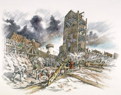 Dover Castle Siege by Peter Dunn