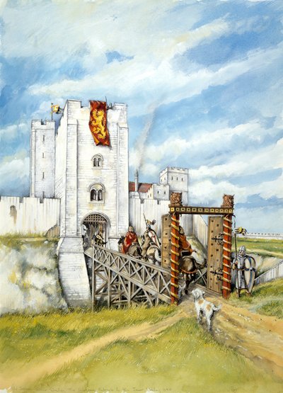 Old Sarum, 1140, c. 1990-2010 by Peter Dunn