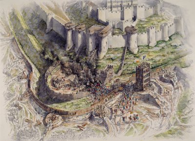 Siege of Dover Castle, Kent, 1216 c1995-c2006 by Peter Dunn