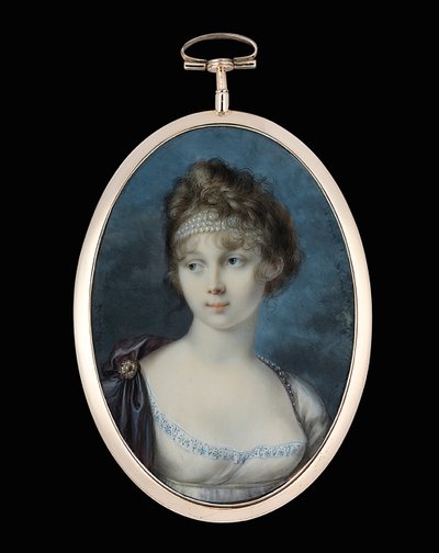 Princess Zinaida Aleksandrovna Beloselskaya-Belozerskaya by Peter Eduard Stroehling