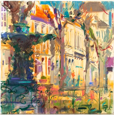 Montreuil sur Mer by Peter Graham (Contemporary)