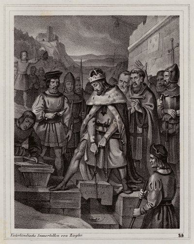 Founding of Lilienfeld Abbey by Peter Johann Nepomuk Geiger