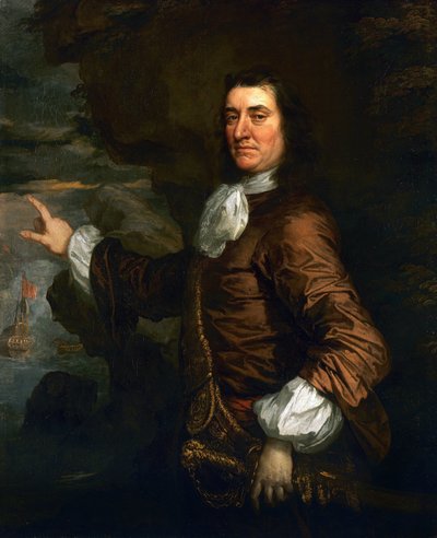 Portrait of Admiral Sir Thomas Allin by Peter Lely