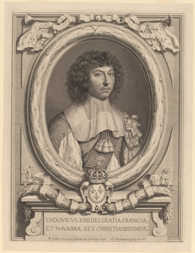 Louis XIV by Peter Ludwig van Schuppen after Wallerant Vaillant