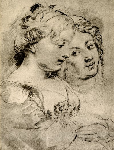 Detailed Study on Two Girls by Peter Paul Rubens