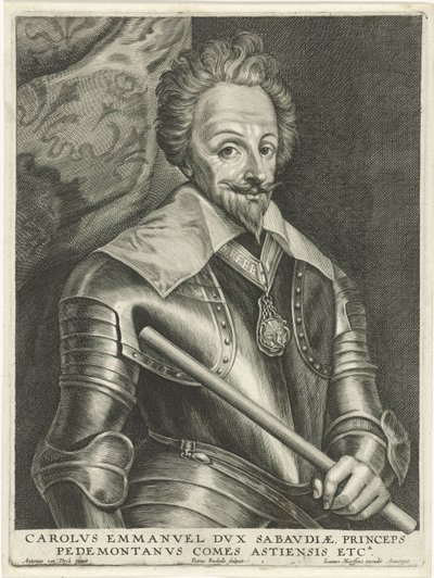 Portrait of Charles Emmanuel I by Petrus Rucholle