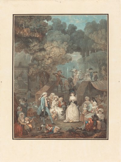 The Wedding at the Castle by Philibert Louis Debucourt