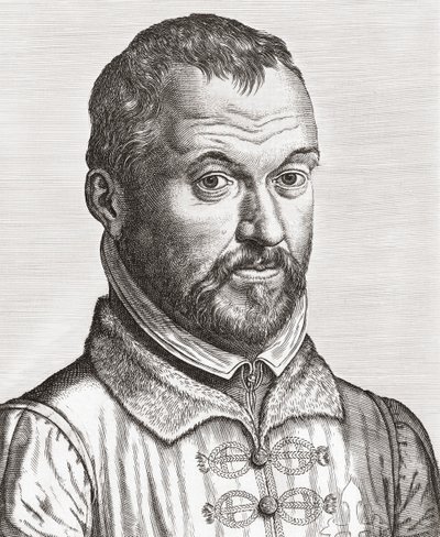 Benito Arias Montano. Portrait by Philip (after) Galle